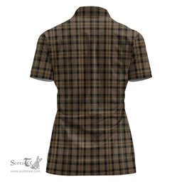 Scottish MacKenzie Hunting Clan Tartan Polo Shirt with Family Crest For Women, Women's Scottish Polo Shirt Scottish Plaid Tartan Plaid - ScotsTee - scotstee.com