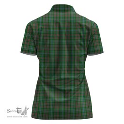Scottish Ralston USA Clan Tartan Polo Shirt with Family Crest For Women, Women's Scottish Polo Shirt Scottish Plaid Tartan Plaid - ScotsTee - scotstee.com