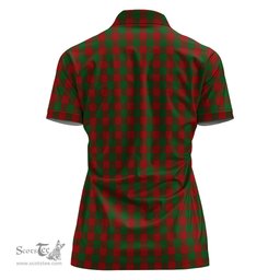 Scottish Moncrieff Clan Tartan Polo Shirt For Women, Women's Scottish Polo Shirt Scottish Plaid Tartan Plaid - ScotsTee - scotstee.com
