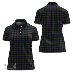 Scottish Murray of Atholl Modern Clan Tartan Polo Shirt For Women, Women's Scottish Polo Shirt Scottish Plaid Tartan Plaid - ScotsTee - scotstee.com
