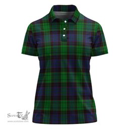Scottish Stewart Old Modern Clan Tartan Polo Shirt For Women, Women's Scottish Polo Shirt Scottish Plaid Tartan Plaid - ScotsTee - scotstee.com