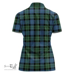 Scottish MacKay Ancient Clan Tartan Polo Shirt For Women, Women's Scottish Polo Shirt Scottish Plaid Tartan Plaid - ScotsTee - scotstee.com