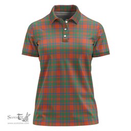 Scottish MacKintosh Ancient Clan Tartan Polo Shirt For Women, Women's Scottish Polo Shirt Scottish Plaid Tartan Plaid - ScotsTee - scotstee.com