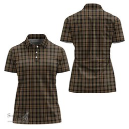 Scottish MacKenzie Hunting Clan Tartan Polo Shirt For Women, Women's Scottish Polo Shirt Scottish Plaid Tartan Plaid - ScotsTee - scotstee.com