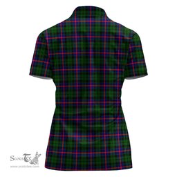 Scottish Morrison Modern Clan Tartan Polo Shirt For Women, Women's Scottish Polo Shirt Scottish Plaid Tartan Plaid - ScotsTee - scotstee.com