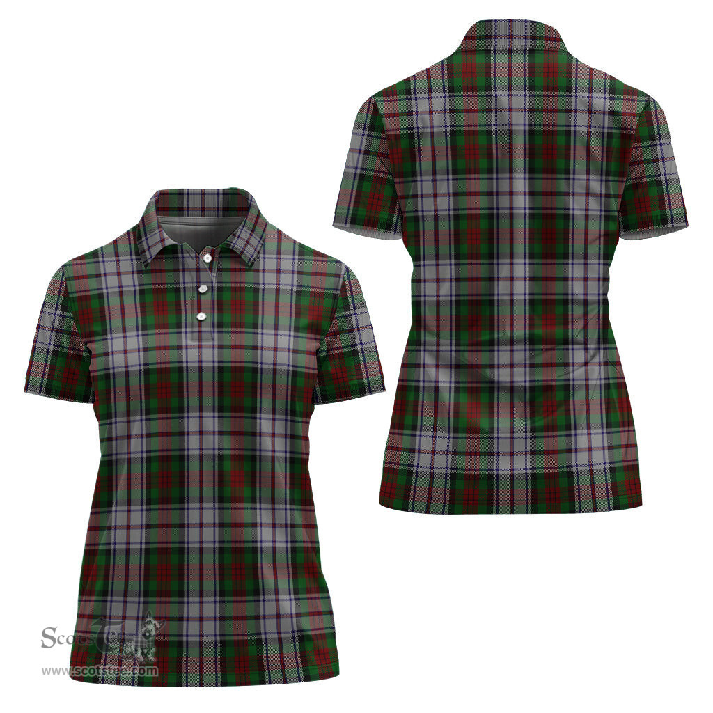 Scottish MacDuff Dress Clan Tartan Polo Shirt For Women, Women's Scottish Polo Shirt Scottish Plaid Tartan Plaid - ScotsTee - scotstee.com