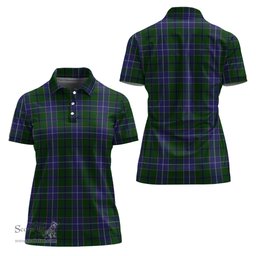 Scottish Wishart Hunting Clan Tartan Polo Shirt For Women, Women's Scottish Polo Shirt Scottish Plaid Tartan Plaid - ScotsTee - scotstee.com