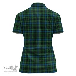 Scottish O'Donohue Clan Tartan Polo Shirt For Women, Women's Scottish Polo Shirt Scottish Plaid Tartan Plaid - ScotsTee - scotstee.com