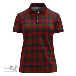 Scottish Robertson Clan Tartan Polo Shirt For Women, Women's Scottish Polo Shirt Scottish Plaid Tartan Plaid - ScotsTee - scotstee.com