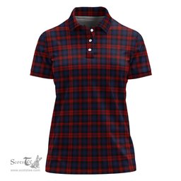 Scottish MacLachlan Clan Tartan Polo Shirt For Women, Women's Scottish Polo Shirt Scottish Plaid Tartan Plaid - ScotsTee - scotstee.com