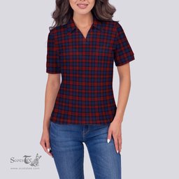 Scottish MacLachlan Clan Tartan Polo Shirt For Women, Women's Scottish Polo Shirt Scottish Plaid Tartan Plaid - ScotsTee - scotstee.com