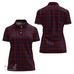Scottish MacLachlan Clan Tartan Polo Shirt For Women, Women's Scottish Polo Shirt Scottish Plaid Tartan Plaid - ScotsTee - scotstee.com