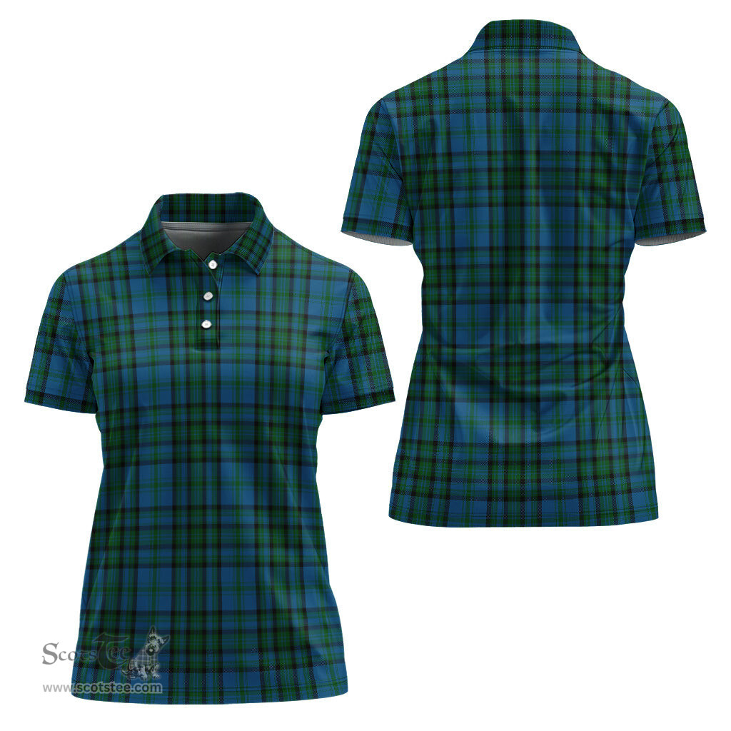 Scottish Matheson Hunting Clan Tartan Polo Shirt For Women, Women's Scottish Polo Shirt Scottish Plaid Tartan Plaid - ScotsTee - scotstee.com
