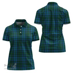 Scottish Matheson Hunting Clan Tartan Polo Shirt For Women, Women's Scottish Polo Shirt Scottish Plaid Tartan Plaid - ScotsTee - scotstee.com