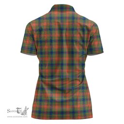Scottish Wilson Ancient Clan Tartan Polo Shirt For Women, Women's Scottish Polo Shirt Scottish Plaid Tartan Plaid - ScotsTee - scotstee.com