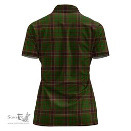 Scottish Murphy Clan Tartan Polo Shirt For Women, Women's Scottish Polo Shirt Scottish Plaid Tartan Plaid - ScotsTee - scotstee.com