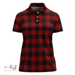 Scottish Rob Roy Macgregor Clan Tartan Polo Shirt For Women, Women's Scottish Polo Shirt Scottish Plaid Tartan Plaid - ScotsTee - scotstee.com