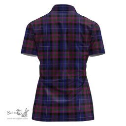 Scottish Pride of Scotland Clan Tartan Polo Shirt For Women, Women's Scottish Polo Shirt Scottish Plaid Tartan Plaid - ScotsTee - scotstee.com