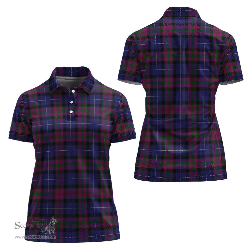 Scottish Pride of Scotland Clan Tartan Polo Shirt For Women, Women's Scottish Polo Shirt Scottish Plaid Tartan Plaid - ScotsTee - scotstee.com