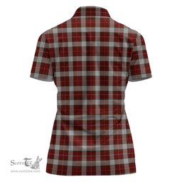 Scottish MacFie Dress Clan Tartan Polo Shirt For Women, Women's Scottish Polo Shirt Scottish Plaid Tartan Plaid - ScotsTee - scotstee.com