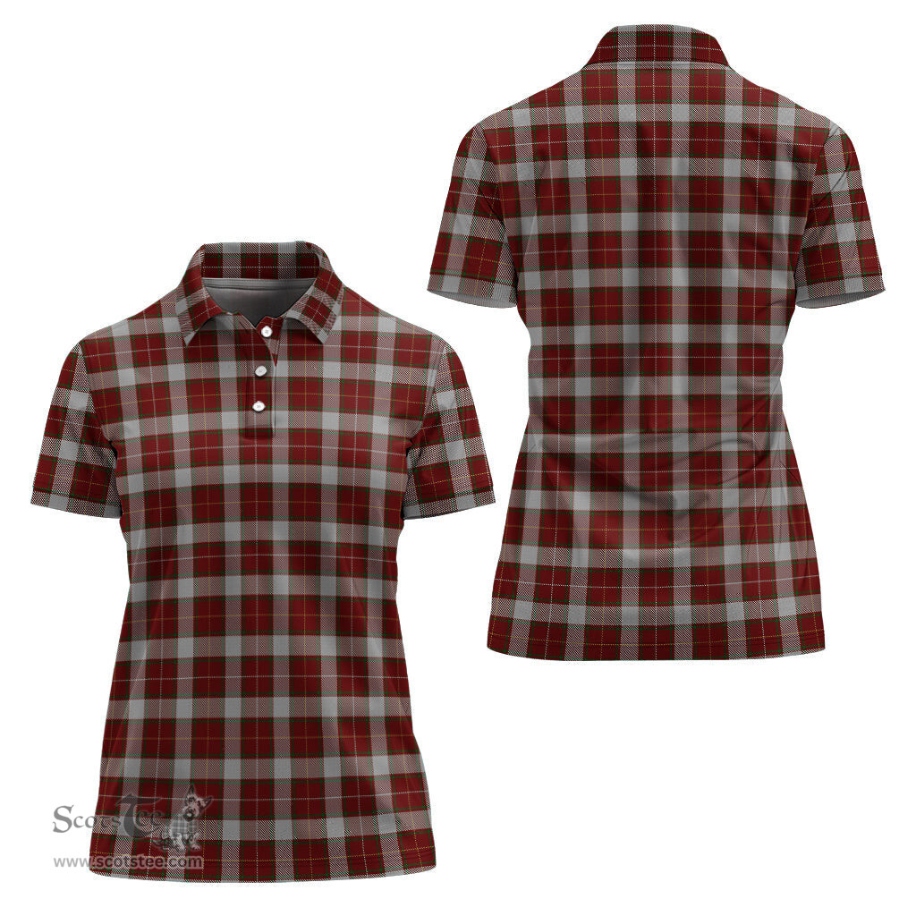 Scottish MacFie Dress Clan Tartan Polo Shirt For Women, Women's Scottish Polo Shirt Scottish Plaid Tartan Plaid - ScotsTee - scotstee.com