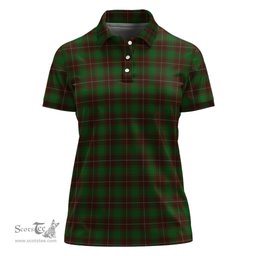 Scottish MacFie Hunting Clan Tartan Polo Shirt For Women, Women's Scottish Polo Shirt Scottish Plaid Tartan Plaid - ScotsTee - scotstee.com