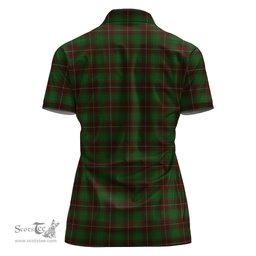 Scottish MacFie Hunting Clan Tartan Polo Shirt For Women, Women's Scottish Polo Shirt Scottish Plaid Tartan Plaid - ScotsTee - scotstee.com