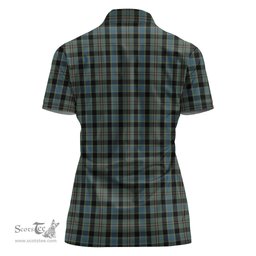 Scottish Ogilvie (Ogilvy) Hunting Clan Tartan Polo Shirt with Family Crest For Women, Women's Scottish Polo Shirt Scottish Plaid Tartan Plaid - ScotsTee - scotstee.com