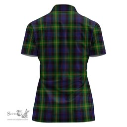 Scottish Watson Clan Tartan Polo Shirt with Family Crest For Women, Women's Scottish Polo Shirt Scottish Plaid Tartan Plaid - ScotsTee - scotstee.com