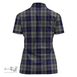 Scottish Napier Clan Tartan Polo Shirt For Women, Women's Scottish Polo Shirt Scottish Plaid Tartan Plaid - ScotsTee - scotstee.com