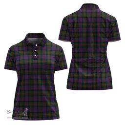 Scottish MacDonell of Glengarry Clan Tartan Polo Shirt For Women, Women's Scottish Polo Shirt Scottish Plaid Tartan Plaid - ScotsTee - scotstee.com