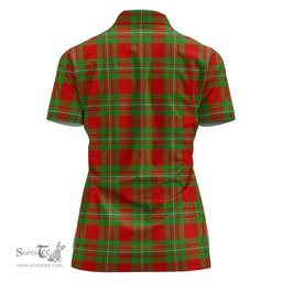 Scottish MacGregor Modern Clan Tartan Polo Shirt For Women, Women's Scottish Polo Shirt Scottish Plaid Tartan Plaid - ScotsTee - scotstee.com