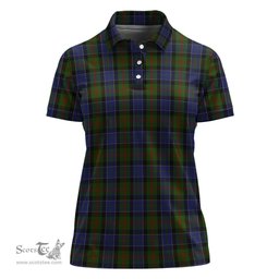 Scottish McFadzen #03 Clan Tartan Polo Shirt For Women, Women's Scottish Polo Shirt Scottish Plaid Tartan Plaid - ScotsTee - scotstee.com