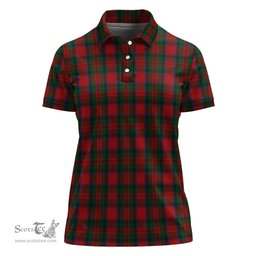 Scottish MacDuff Clan Tartan Polo Shirt For Women, Women's Scottish Polo Shirt Scottish Plaid Tartan Plaid - ScotsTee - scotstee.com