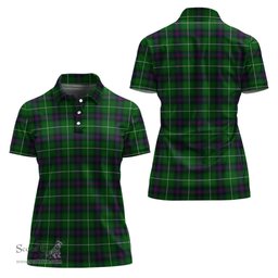 Scottish MacDonald of The Isles Clan Tartan Polo Shirt For Women, Women's Scottish Polo Shirt Scottish Plaid Tartan Plaid - ScotsTee - scotstee.com