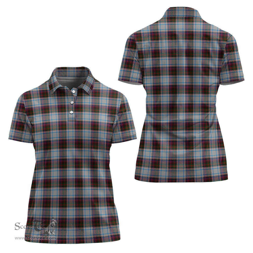 Scottish MacDonald Dress Ancient Clan Tartan Polo Shirt For Women, Women's Scottish Polo Shirt Scottish Plaid Tartan Plaid - ScotsTee - scotstee.com