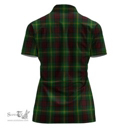 Scottish Martin Clan Tartan Polo Shirt For Women, Women's Scottish Polo Shirt Scottish Plaid Tartan Plaid - ScotsTee - scotstee.com