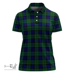 Scottish MacCallum Modern Clan Tartan Polo Shirt For Women, Women's Scottish Polo Shirt Scottish Plaid Tartan Plaid - ScotsTee - scotstee.com