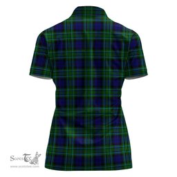 Scottish MacCallum Modern Clan Tartan Polo Shirt For Women, Women's Scottish Polo Shirt Scottish Plaid Tartan Plaid - ScotsTee - scotstee.com