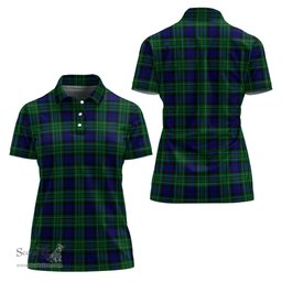 Scottish MacCallum Modern Clan Tartan Polo Shirt For Women, Women's Scottish Polo Shirt Scottish Plaid Tartan Plaid - ScotsTee - scotstee.com