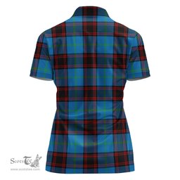 Scottish Wedderburn Clan Tartan Polo Shirt For Women, Women's Scottish Polo Shirt Scottish Plaid Tartan Plaid - ScotsTee - scotstee.com