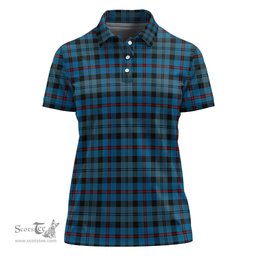 Scottish MacCorquodale Clan Tartan Polo Shirt For Women, Women's Scottish Polo Shirt Scottish Plaid Tartan Plaid - ScotsTee - scotstee.com