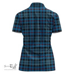 Scottish MacCorquodale Clan Tartan Polo Shirt For Women, Women's Scottish Polo Shirt Scottish Plaid Tartan Plaid - ScotsTee - scotstee.com