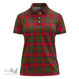 Scottish MacIntosh Modern Clan Tartan Polo Shirt For Women, Women's Scottish Polo Shirt Scottish Plaid Tartan Plaid - ScotsTee - scotstee.com