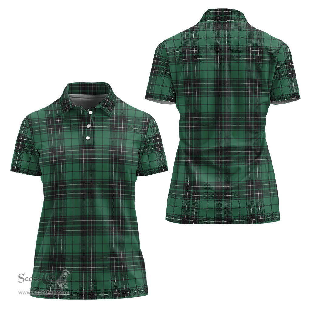 Scottish MacLean Hunting Ancient Clan Tartan Polo Shirt For Women, Women's Scottish Polo Shirt Scottish Plaid Tartan Plaid - ScotsTee - scotstee.com