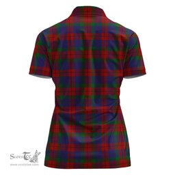 Scottish Skene of Cromar Clan Tartan Polo Shirt with Family Crest For Women, Women's Scottish Polo Shirt Scottish Plaid Tartan Plaid - ScotsTee - scotstee.com