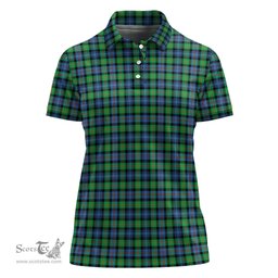 Scottish Murray of Atholl Ancient Clan Tartan Polo Shirt For Women, Women's Scottish Polo Shirt Scottish Plaid Tartan Plaid - ScotsTee - scotstee.com