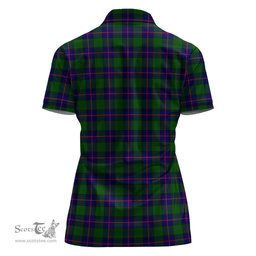 Scottish Shaw Modern Clan Tartan Polo Shirt For Women, Women's Scottish Polo Shirt Scottish Plaid Tartan Plaid - ScotsTee - scotstee.com