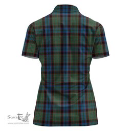 Scottish MacNicol Hunting Clan Tartan Polo Shirt For Women, Women's Scottish Polo Shirt Scottish Plaid Tartan Plaid - ScotsTee - scotstee.com
