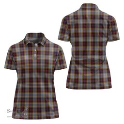 Scottish MacInnes Ancient Hunting Clan Tartan Polo Shirt For Women, Women's Scottish Polo Shirt Scottish Plaid Tartan Plaid - ScotsTee - scotstee.com
